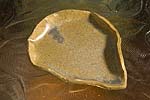 spiral earth - hand made plate