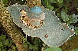 spiral earth - bird table