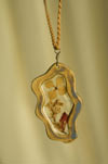 clay necklace