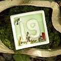 spiral earth - cafe table numbers - Whitworth